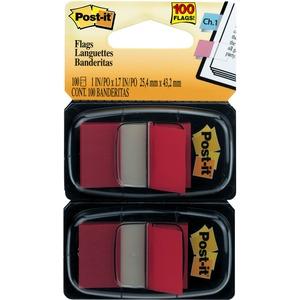 Flags,post-it,1,100ct,rd