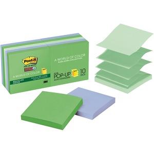 Notes,popup,rcycld,3x3,10pk