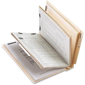 Business Source 6-Part End Tab Classification Folders - Letter - 8 1/2