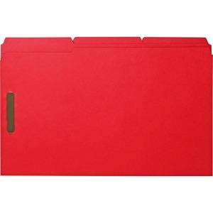 Business Source 2-ply Tab Legal Fastener Folders - Legal - 8 1/2