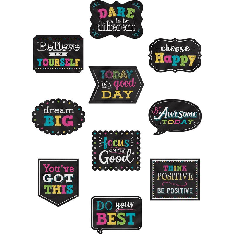 Chalkboard Positive Sayings Accents