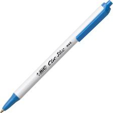 Clic Stic Retractable Ballpoint Blue Pens - 1 Dz