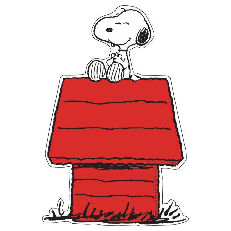 Peanuts: Snoopy On Dog House Cut-outs