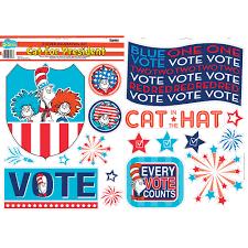Cat In The Hat For President 2-sided Deco Kits