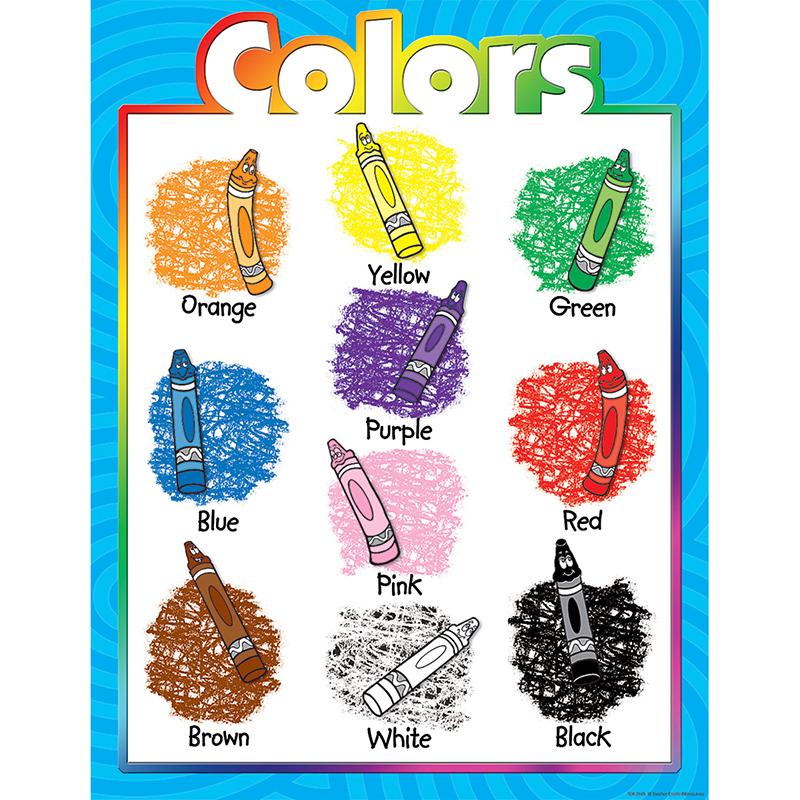 Colors Early Learning Chart