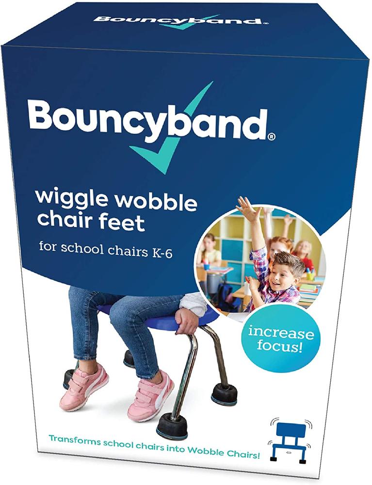Bouncyband Wiggle Wobble Chair Feet, Set Of 4