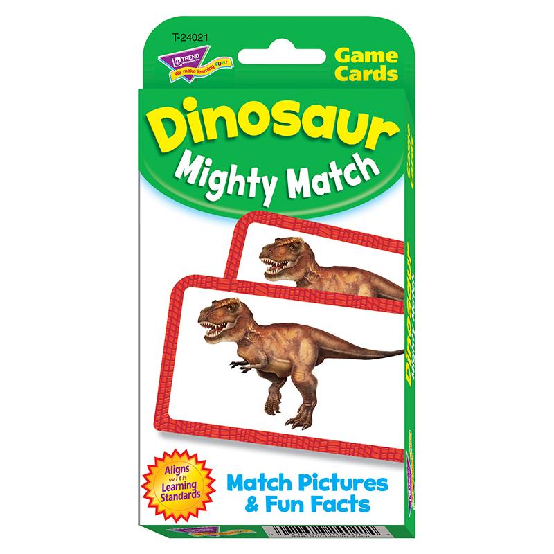  Dinosaur Might Match Challenge Cards, 56 Cards, Ages 3 +
