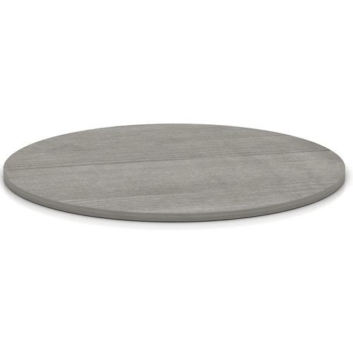 Weathered Charcoal Round Conference Table, TOP ONLY