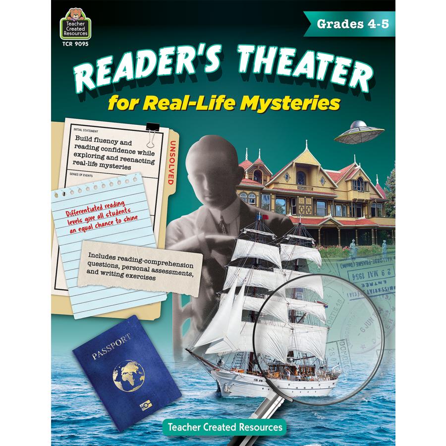  Reader's Theater For Real- Life Mysteries, Grades 4- 5