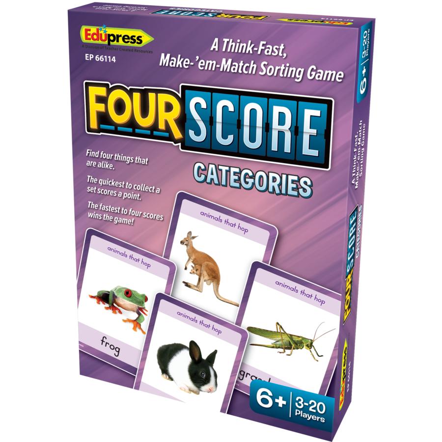  Four Score Card Game : Categories