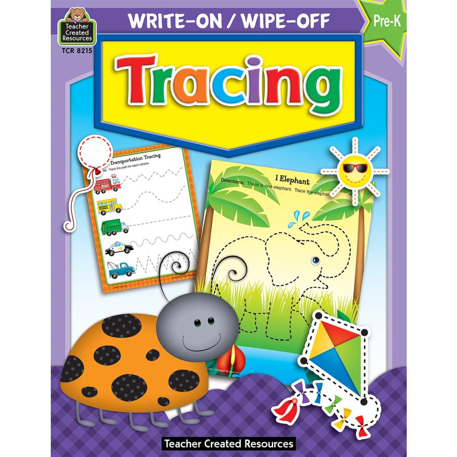 Tracing Write-on Wipe-off Book