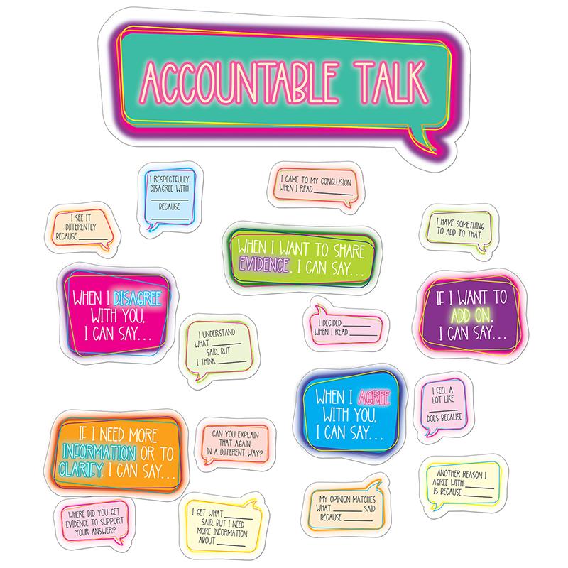 Accountable Talk Bulletin Board Set, 31 Pieces