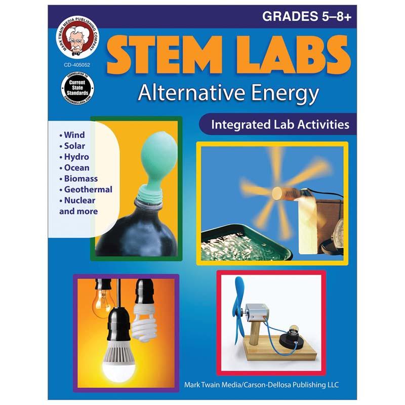 Stem Labs: Alternative Energy Workbook, Grades 5-8