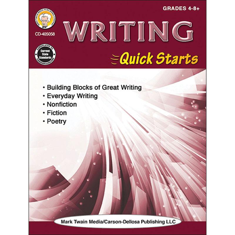 Writing Quick Starts Workbk Gr 4-8+