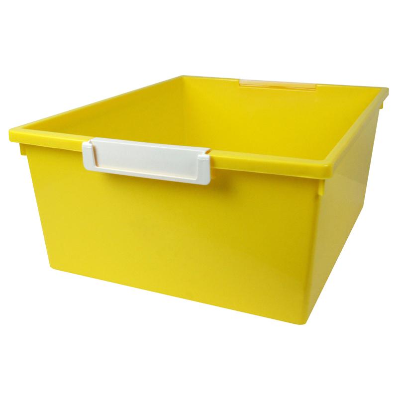 12qt Yellow Tray W Label Hold