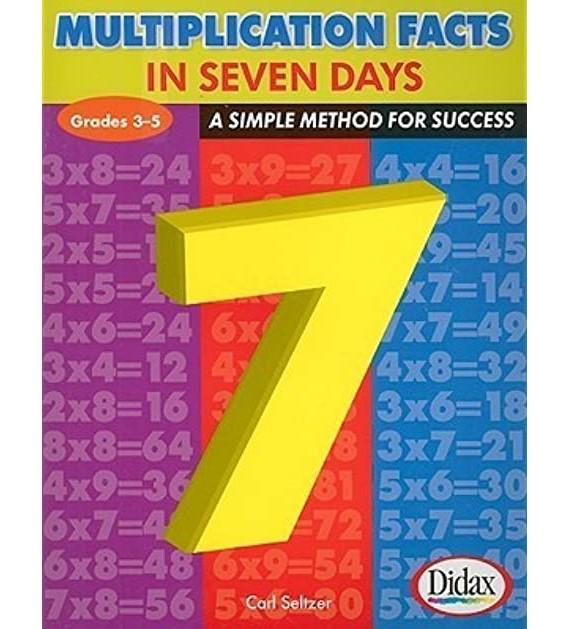 Multiplication Facts In 7 Days