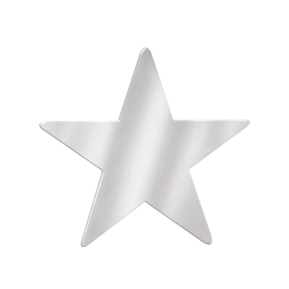 Foil Star Cutout - Silver