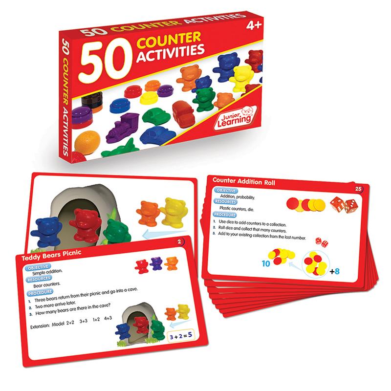 50 Counter Activities, Ages 4-8