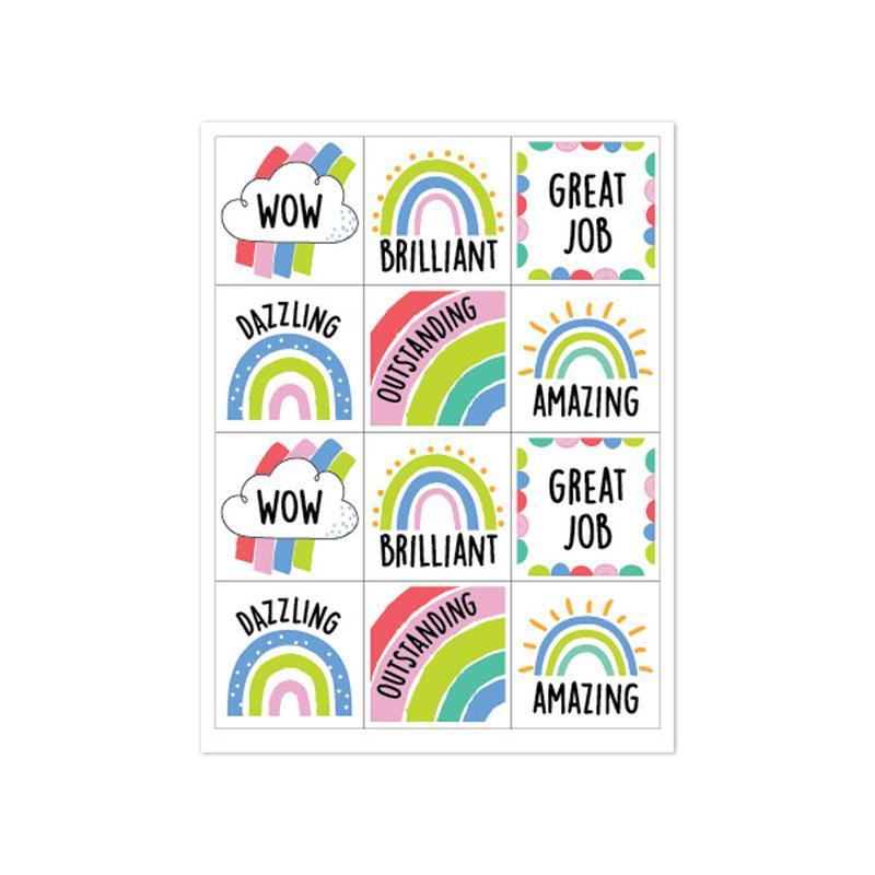 Rainbow Doodles:  Reward Stickers, 60/pk