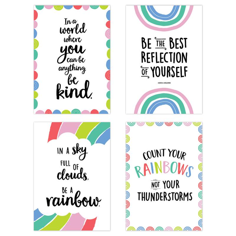 Rainbow Doodles 4 Poster Pack