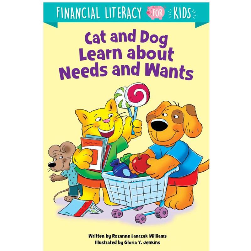 Financial Literacy For Kids: Cat & Dog Learn About Needs & Wants