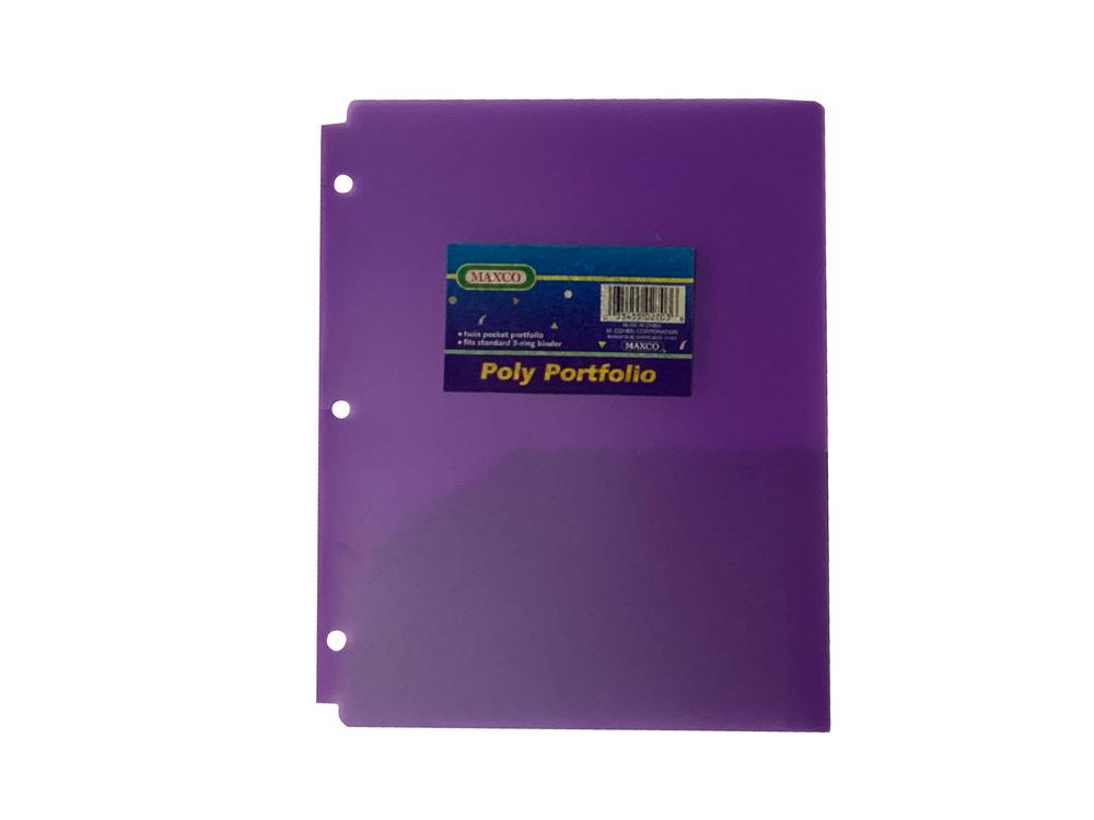 Twin Poly Pocket Folder D