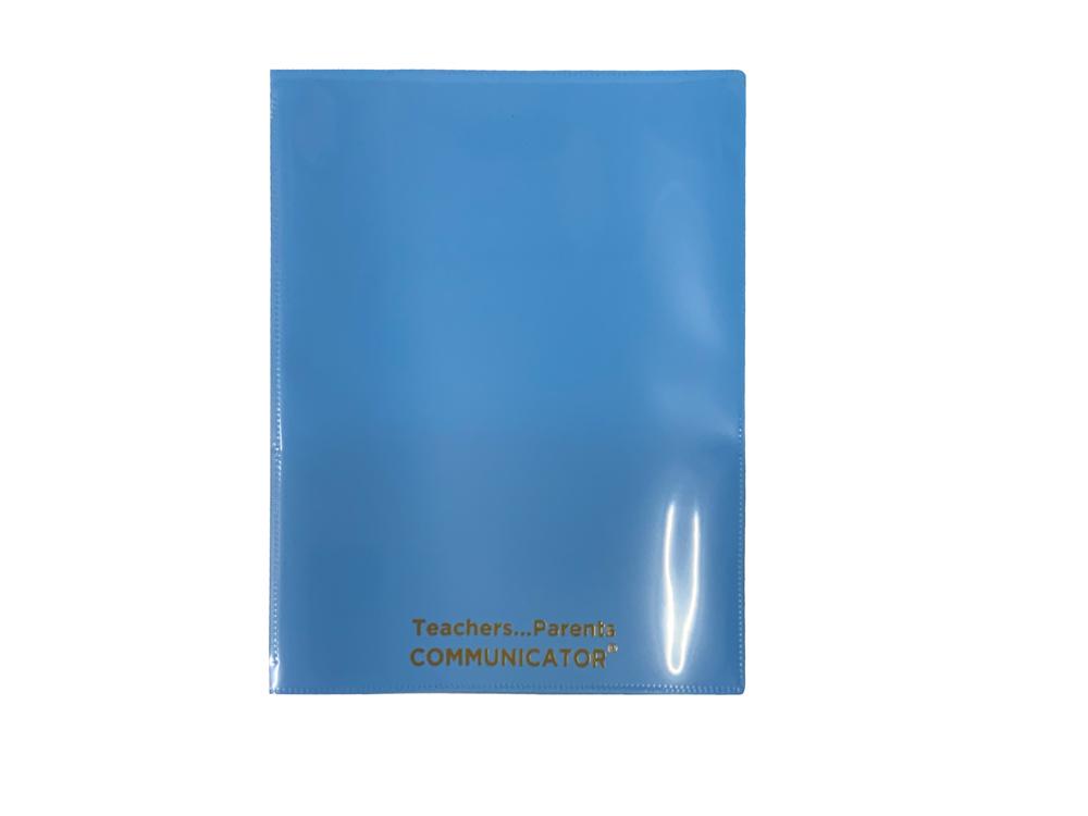 Nicky Lt Blue Communicator 2-Pocket Folder