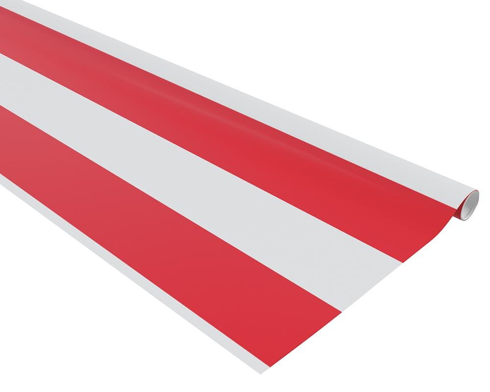 Fadeless Red/White Stripe