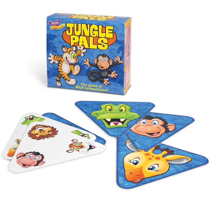  Jungle Pals! Three Corner Card Game