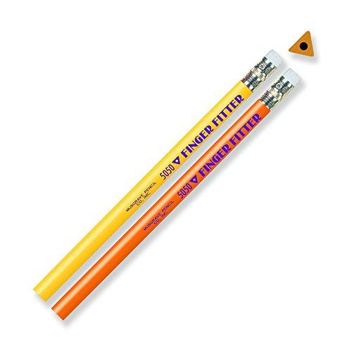 Finger Fitter - Triangular Jumbo Pencil With Eraser - (5050t) Each