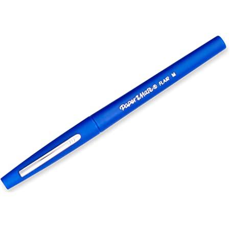 Papermate Flair Pen, Medium Point, Blue - Each