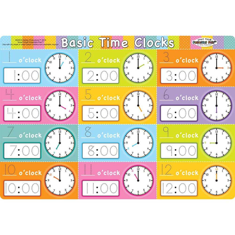 Telling Time  Postermat Pals