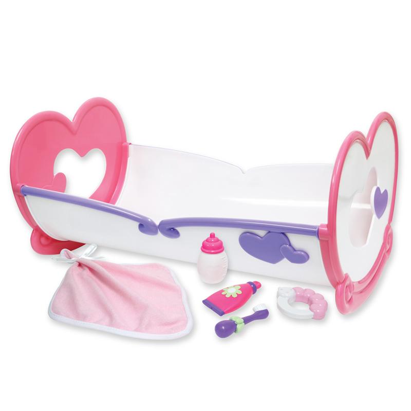 Deluxe Rocking Doll Crib +