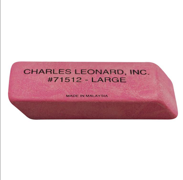  Wedge Eraser Large Pink
