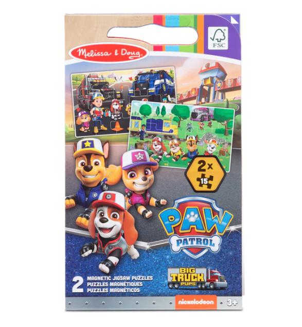 Paw Patrol Magnetic Take - Along Jigsaw Puzzles - Big Truck Pups