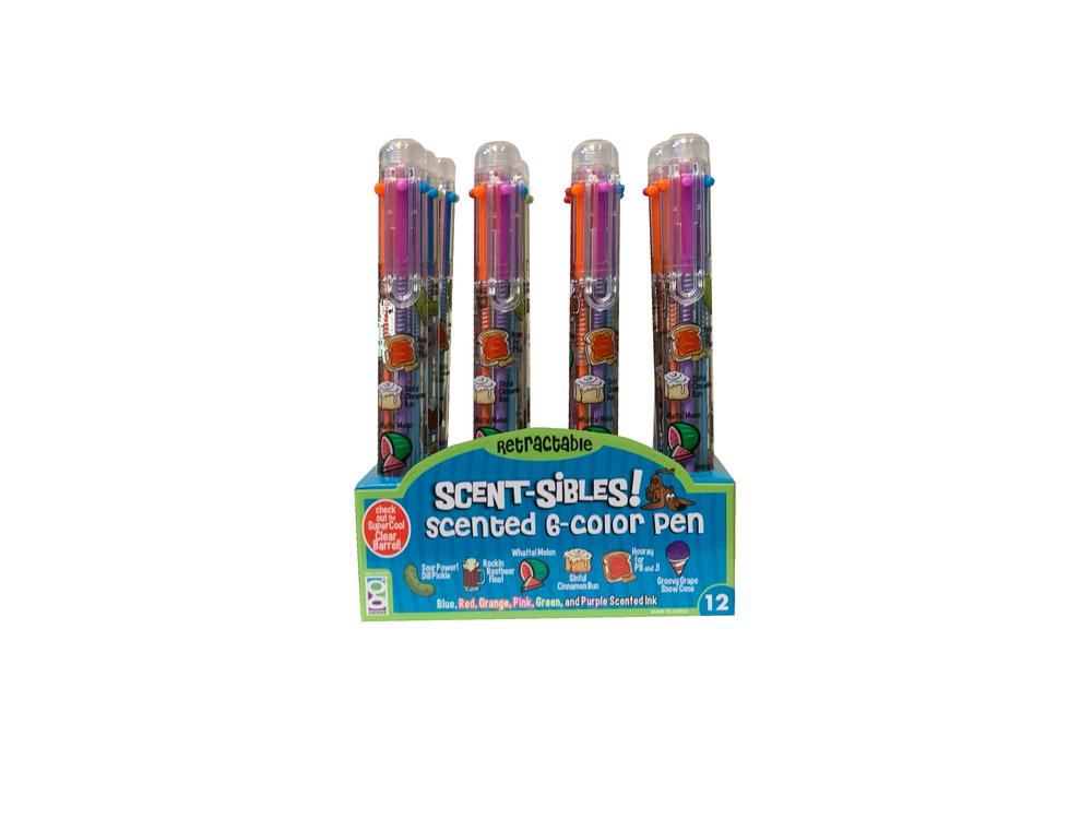 Scent-sibles Scented 6-color Pens - 12 Per Box