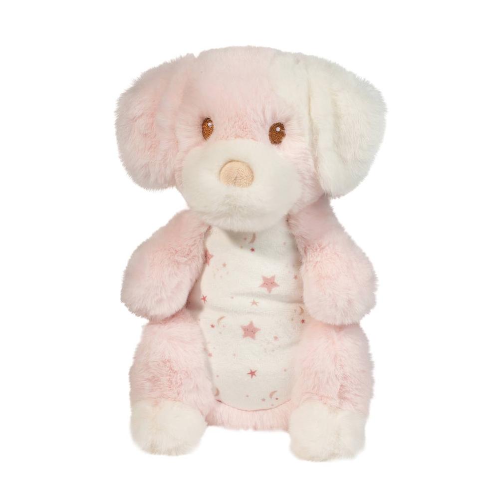 Rosy Pink Puppy Dog Chime - Lovey Puppy Chimes-plush Stuffed Animal Cuddle Toy