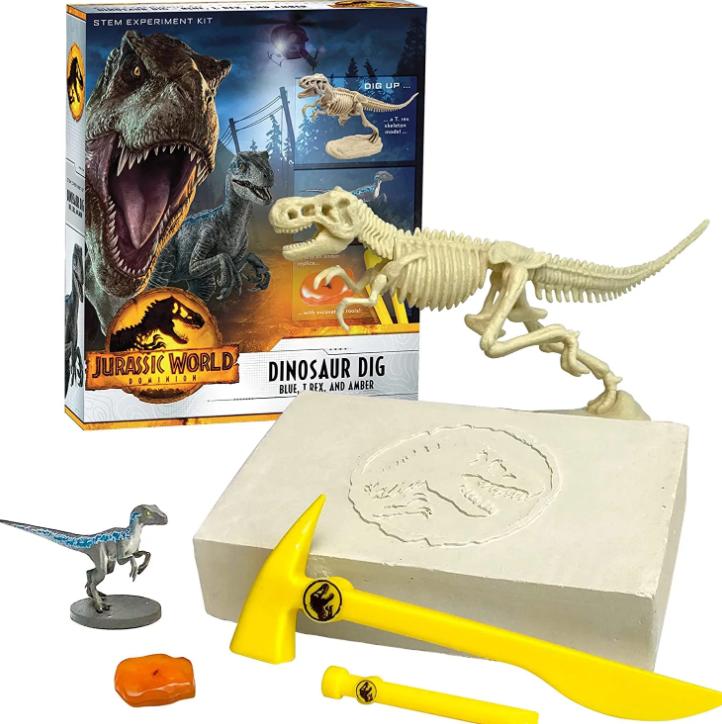 Jurassic World:  Dominion - Dinosaur Dig:  Blue, T. Rex, And Amber
