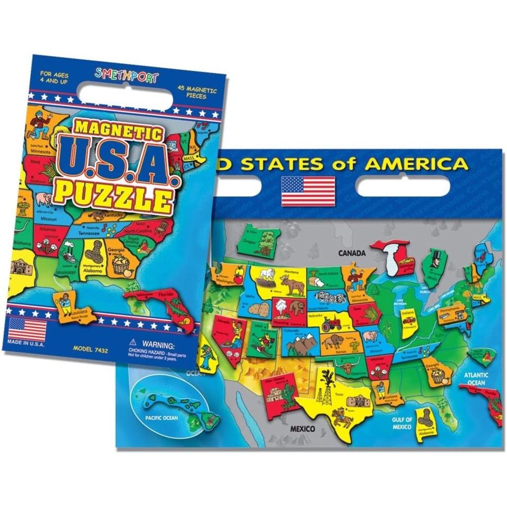 Magnetic Usa Puzzle