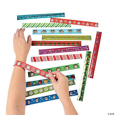 Holiday Slap Bracelet Assorted	50/unit