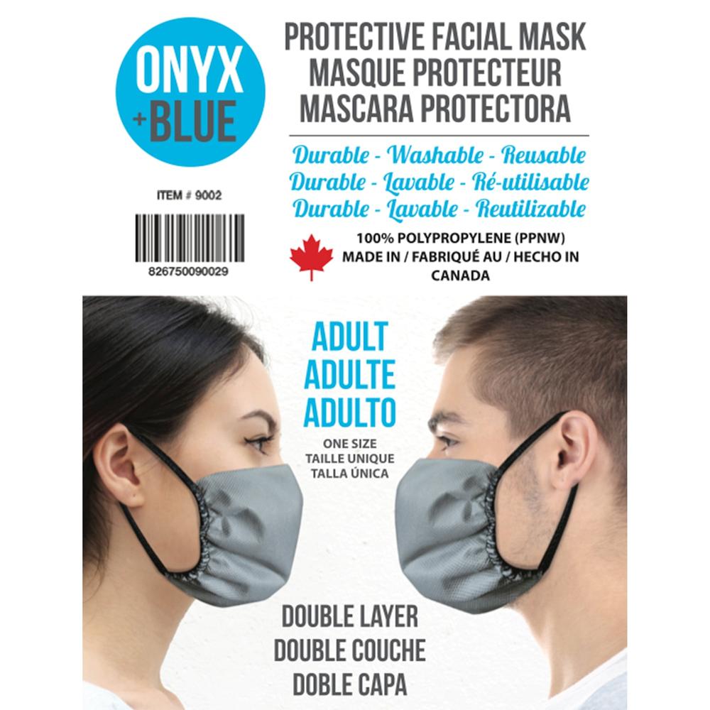 Onyx Blue Protective Facial Mask