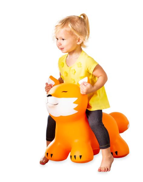 Bouncy Inflatable Fox Jump-Along 
