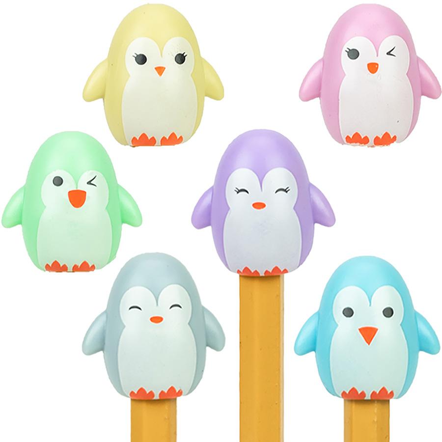 Penguin Squishies Pencil Toppers 100bg	