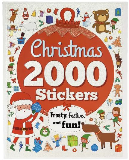 2000 Stickers Christmas Activity Book