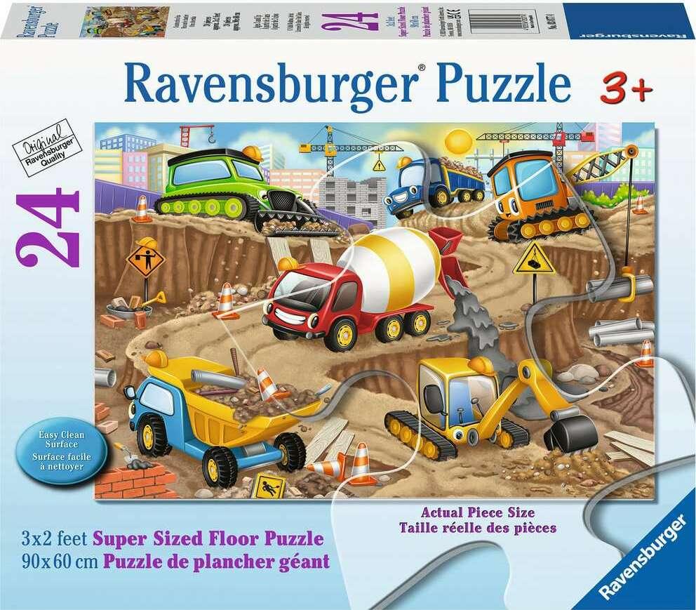  Construction Fun - 24 Pc Floor Puzzle