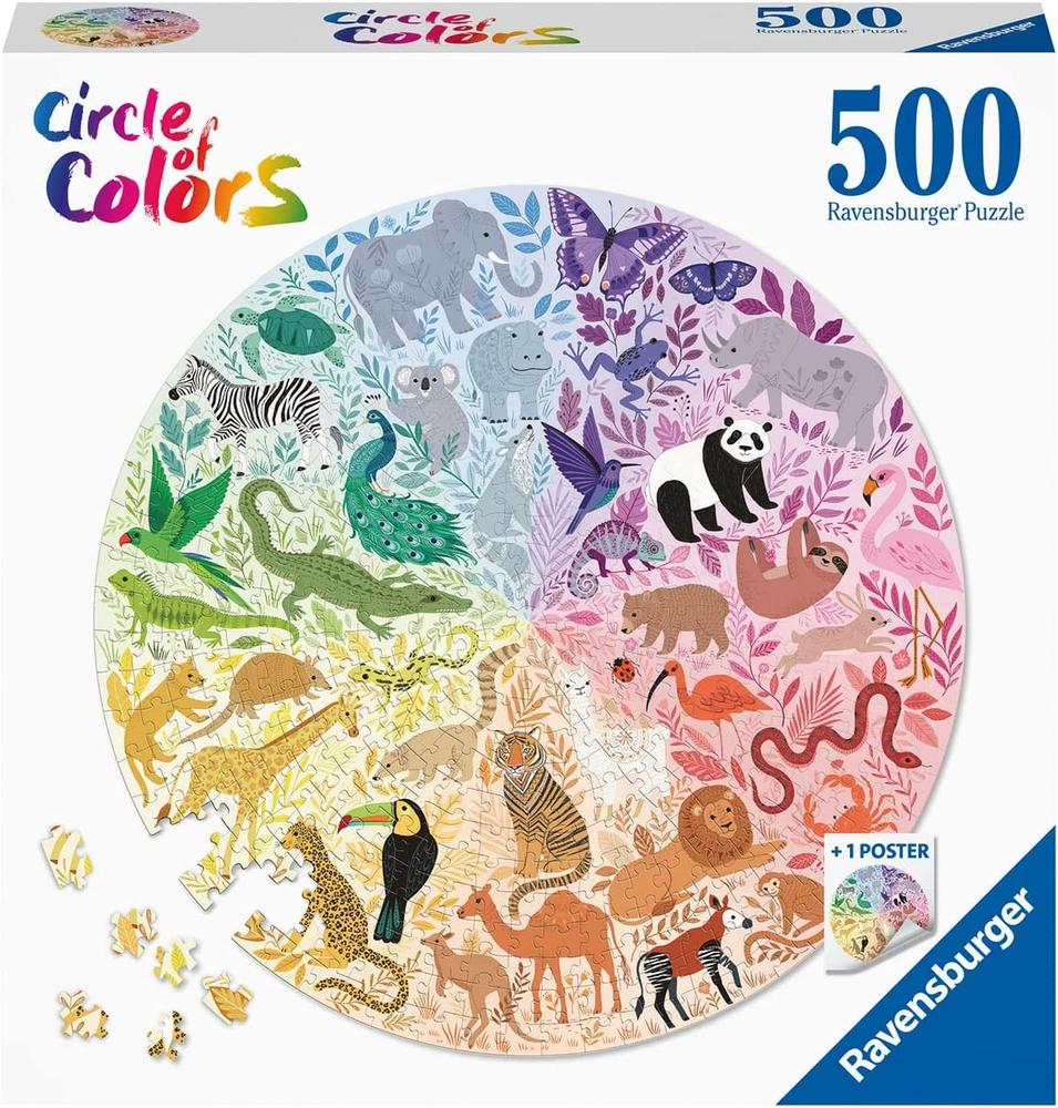 Animals - 500 Pc Circle Of Colors Puzzle