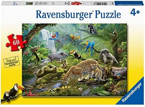 Rainforest Animals - 60 Pc Puzzle