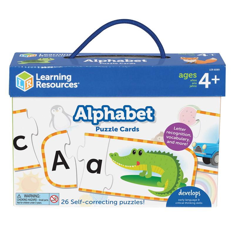 Alphabet Puzzle Cards, Ages 4+