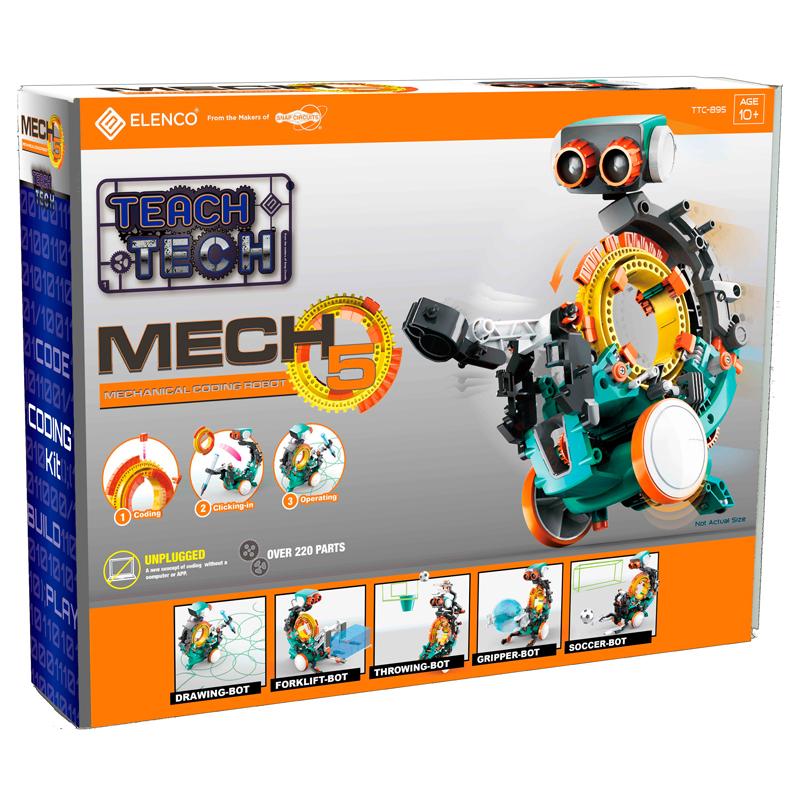 Mech-5 Mechanical Coding Robot