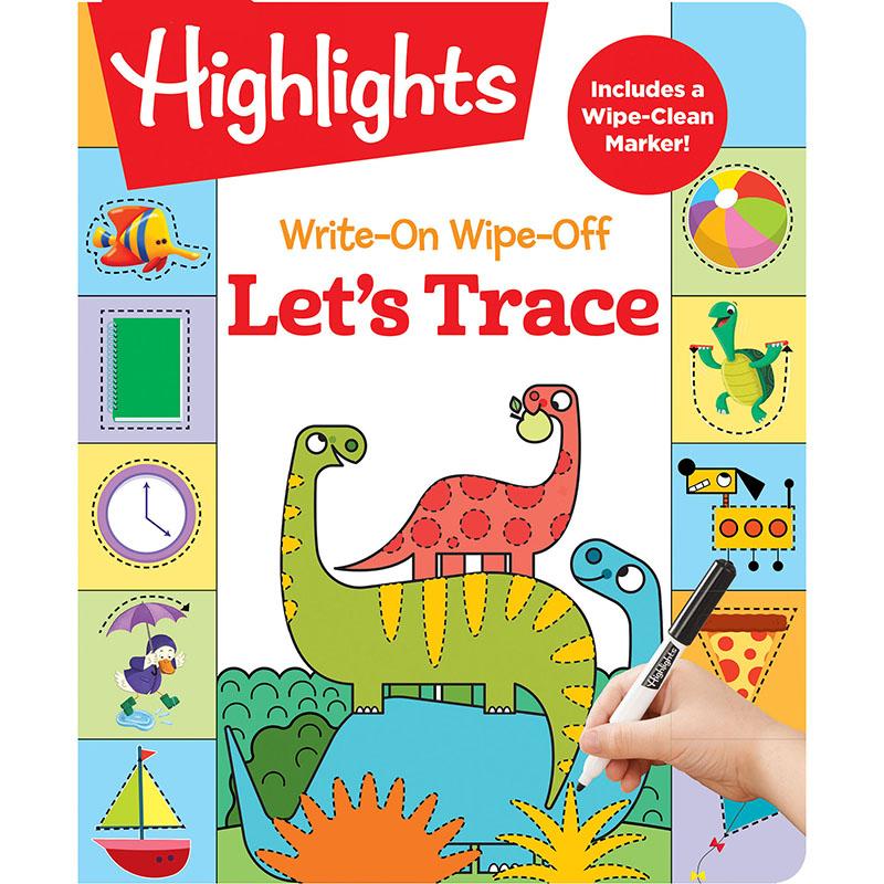 Highlights: Let`s Trace, Dry Erase Activity Book